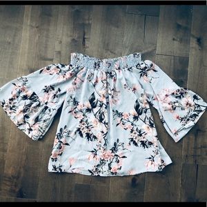 Maternity Floral Blouse